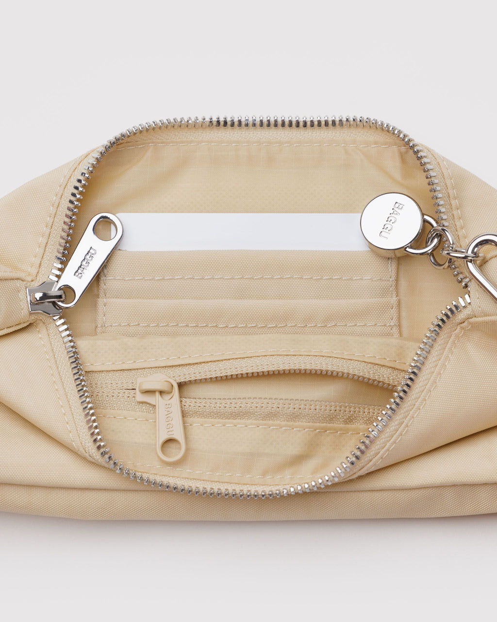 Nylon Pochette - Custard
